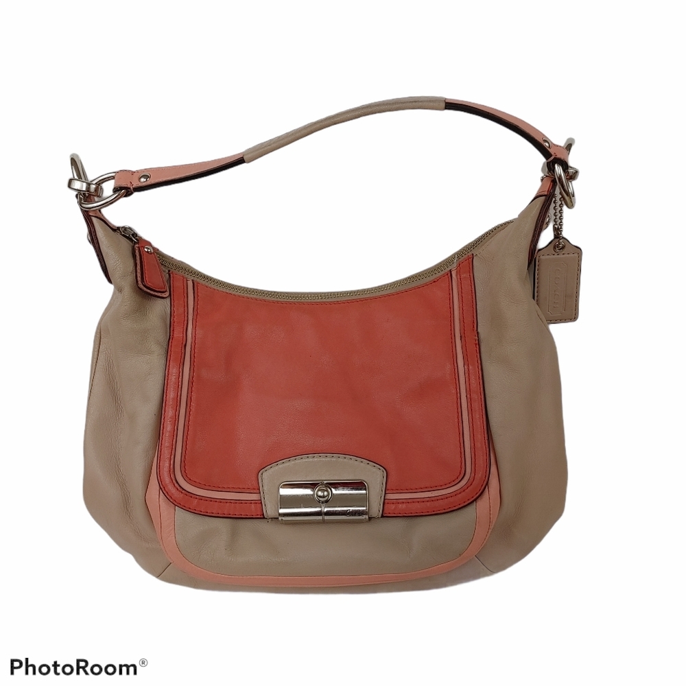COACH F22509 Leather KRISTIN Hobo Shoulder Bag